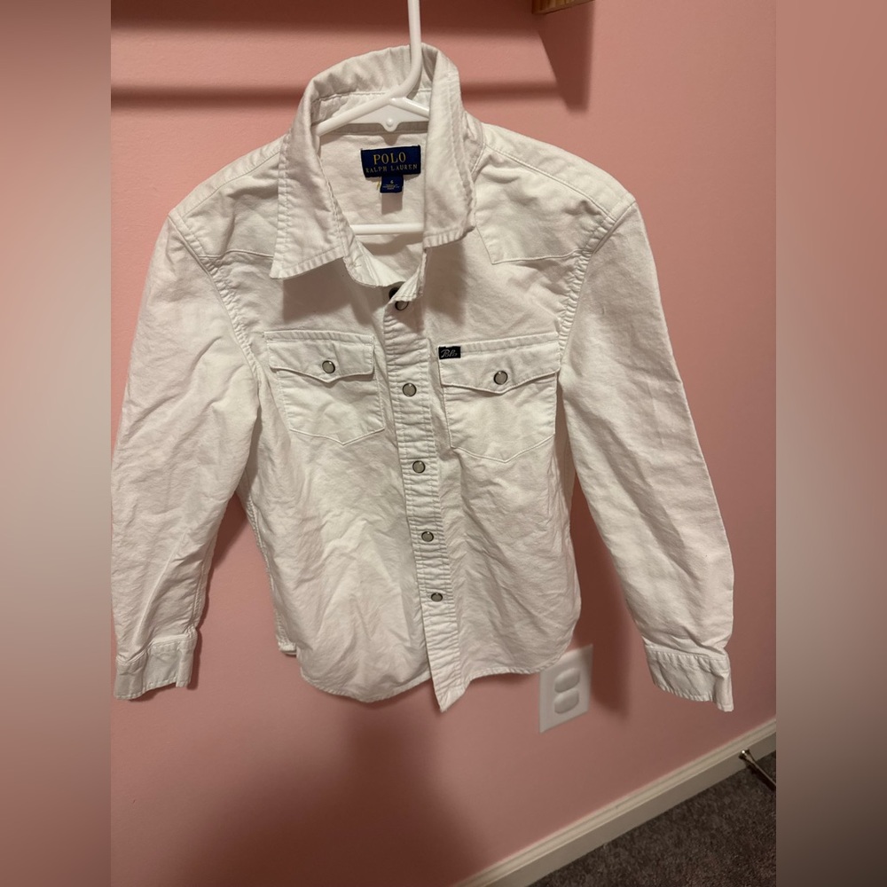 Polo by Ralph Lauren Kids White Button Down Shirt